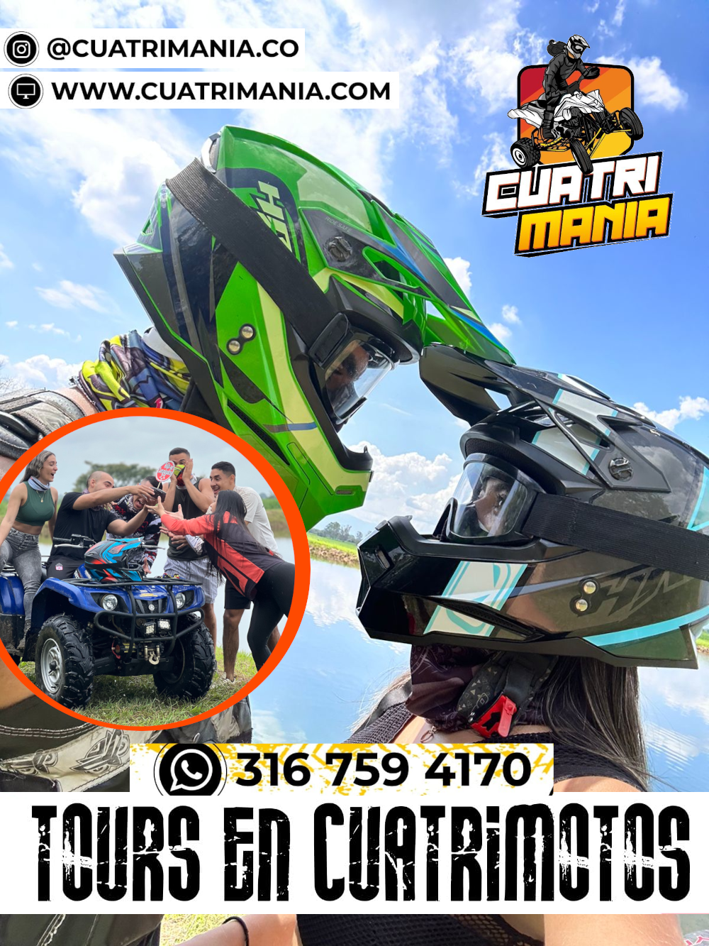 Los Mejores TOURS EN CUATRIMOTOS de Todo el VALLE del CAUCA!