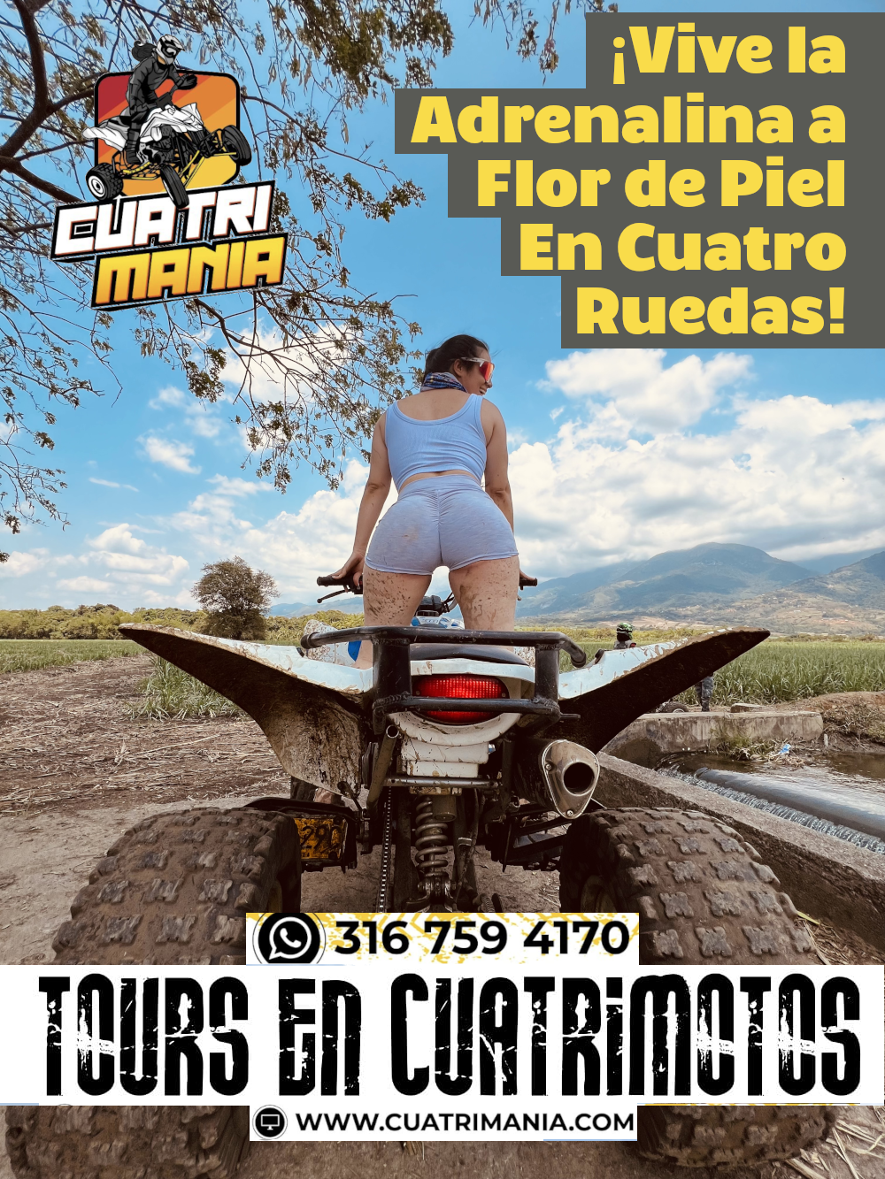 Vive la Adrenalina en Cuatrimoto a Flor de Piel con Cuatrimania