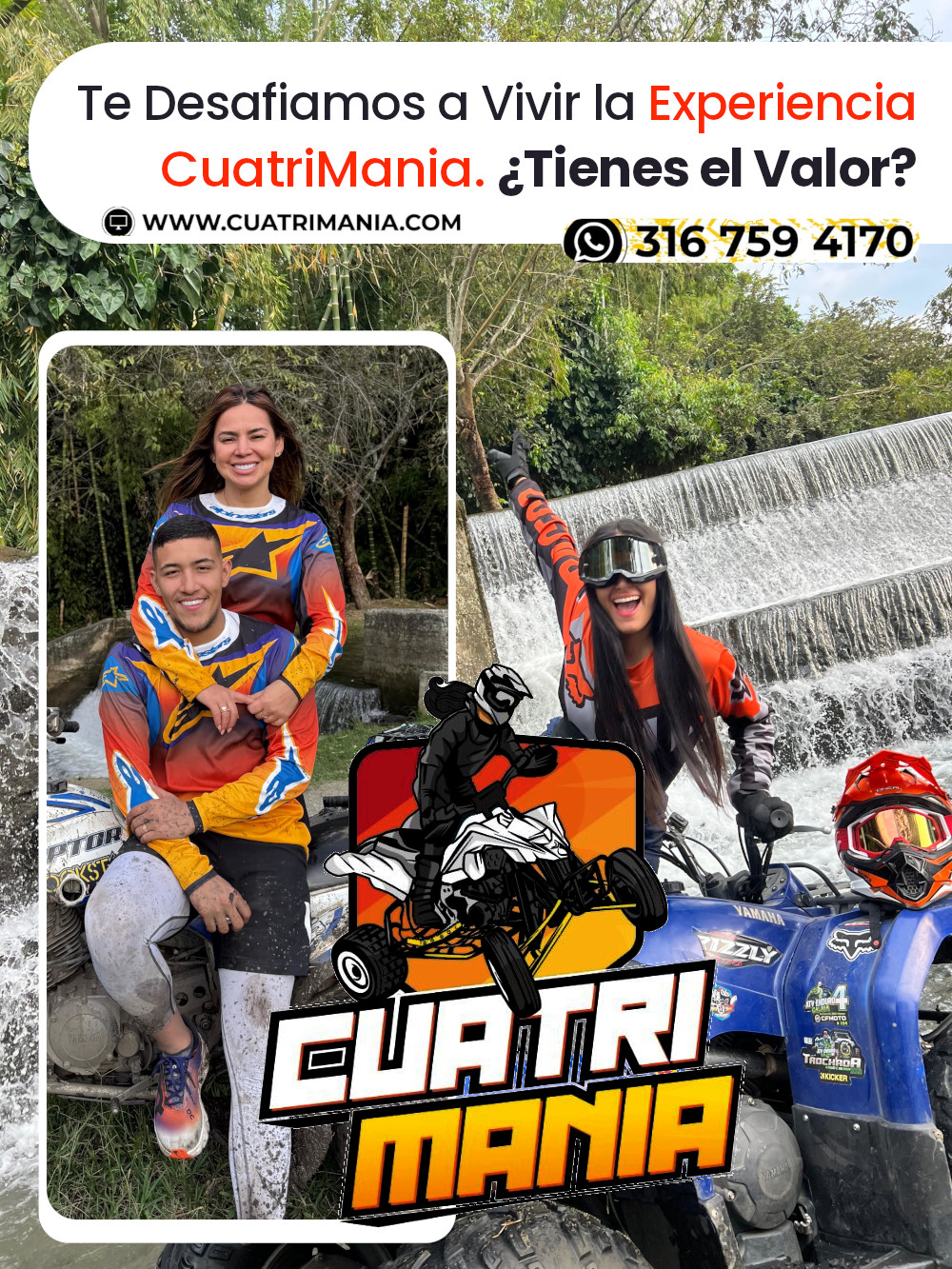 Te Desafiamos a Vivir la Experiencia en Cuatro Ruedas Más extrema con Cuatrimania