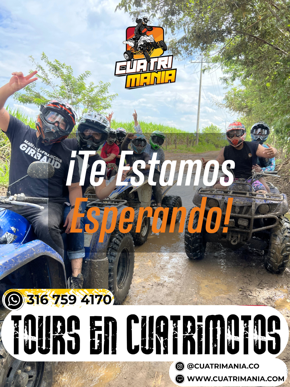 Te Estamos Esperando para Vivir una Experiencia Divertida y Extrema en Cuatro Ruedas