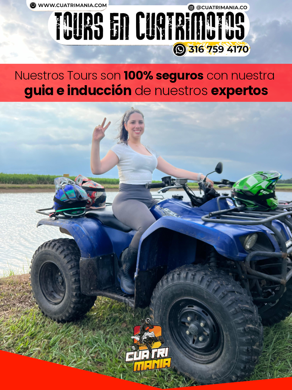 Recibe Guia e Inducción de Nuestros Expertos en Tours en Cuatrimotos