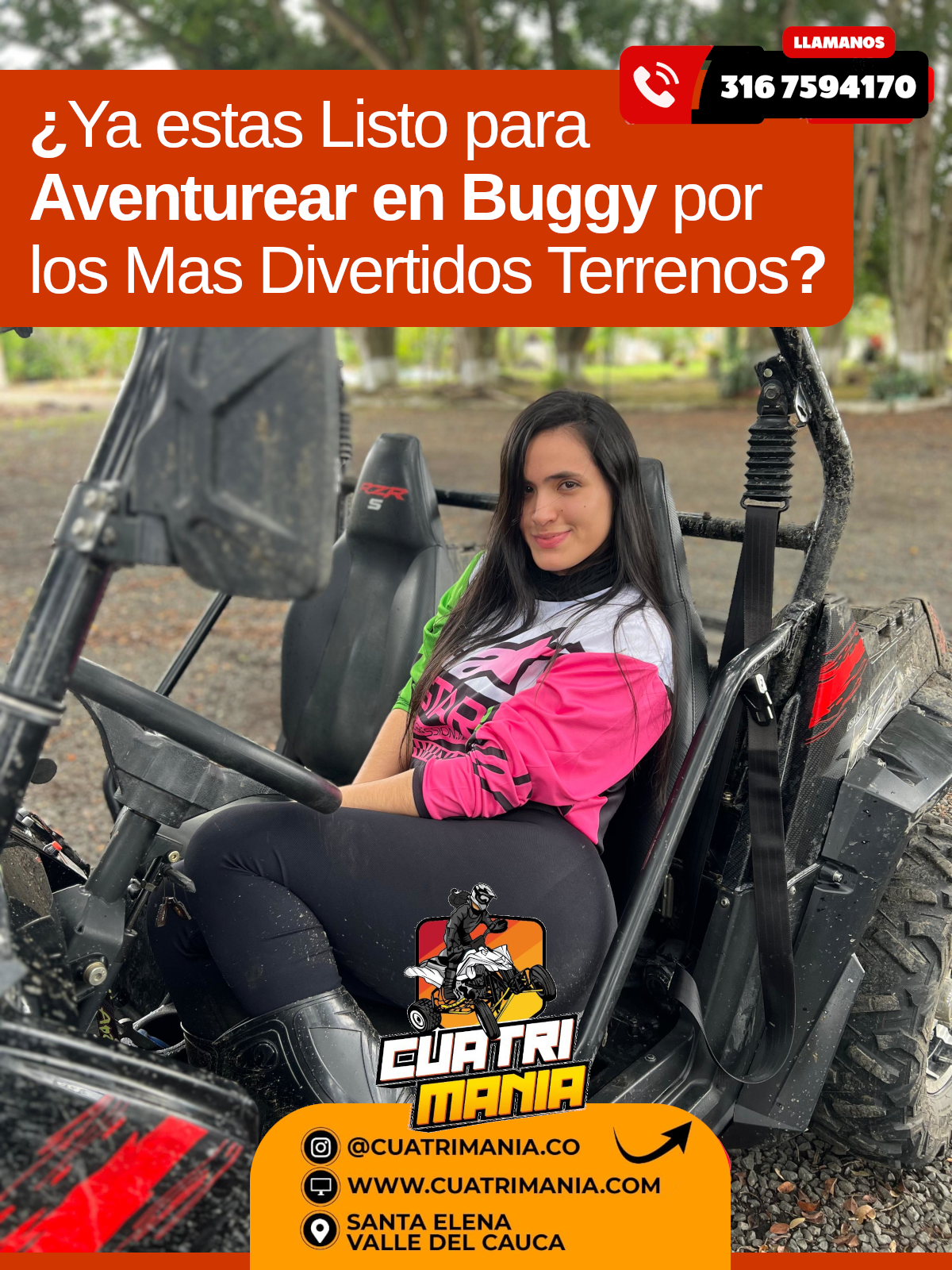 ¡Nuestros Tours en Buggy en Santa Helena, Cerrito estan mas que listos para ti!